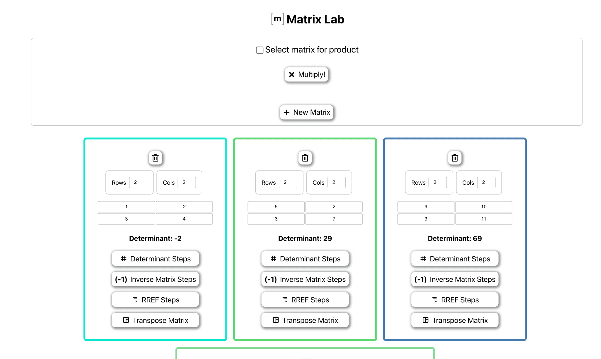 Matrix Lab